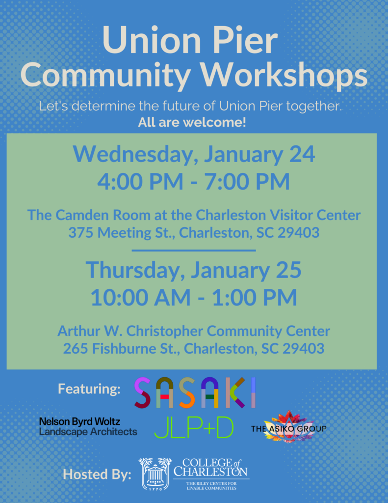 Union Pier Community Workshop flyer